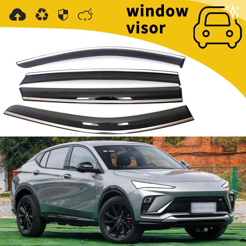 Adequado para 19-23 Buick Light Blue 6 Angyang GS Century Porta Chuva Engrenagem Janela Chuva Sobrancelha Decoração Modi