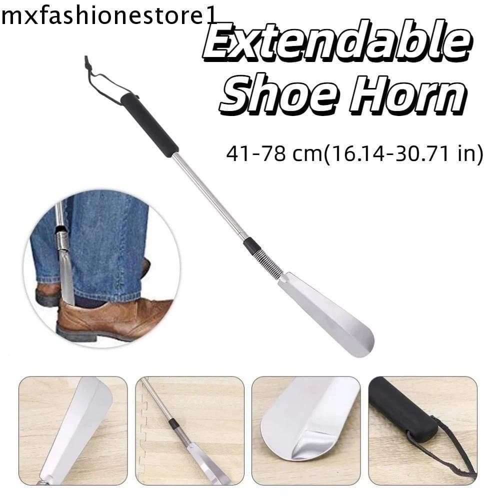 Calçadeira Telescópica MXFASHIONE , Buzina Ergonômica Extensível Para Sapato , Ajustável Com Cabo Longo