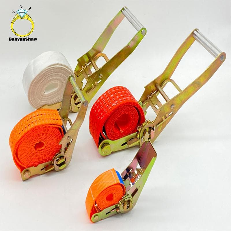 [BANY] Tru Straps Cargo Strap Catraca De Alta Resistência Amarrar Correia De Carga Boa