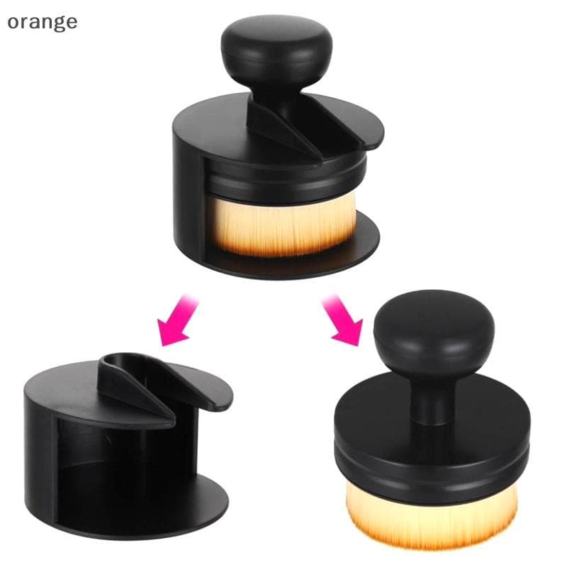 [Laranja] Aplicador De Brilho Vegan Tire Shine Com Suporte Para Detalhamento Automático Serviço De Limpeza Escovas De Re