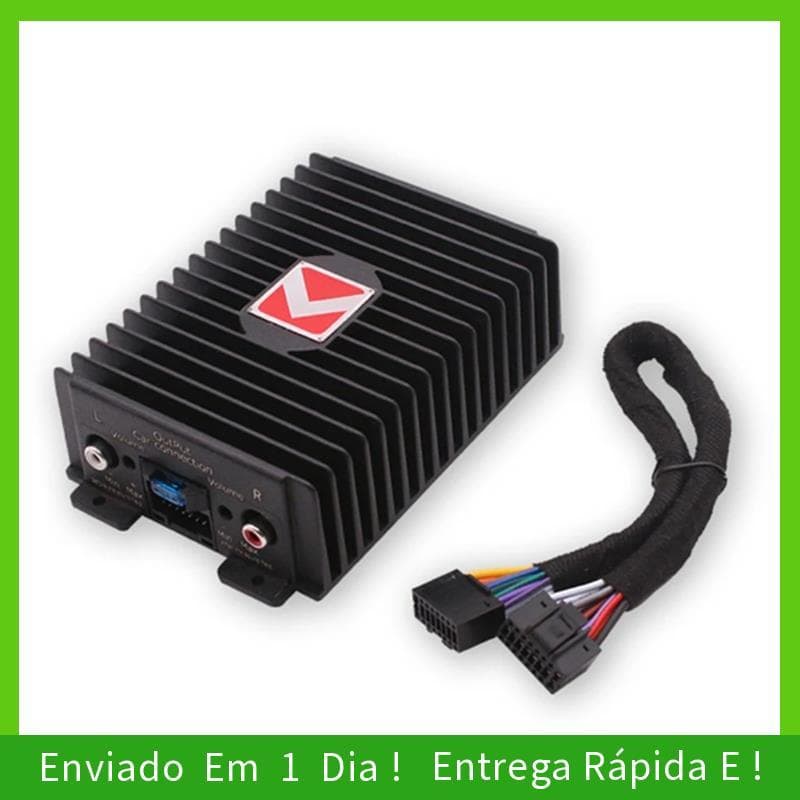 - joyceAndroid Amplificador De Navegação Caixa Áudio Estéreo De Carro Profissional 4x80W HiFi De Atualização De Som De A