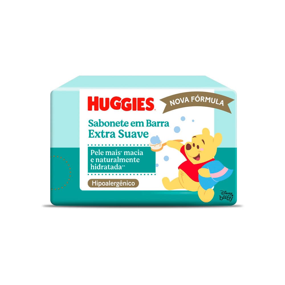 Sabonete Infantil em Barra Huggies Extra Suave 75g