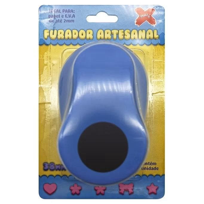 Furador de Papel Circulo 38mm (3,8cm) Para EVA Scrapbook Artesanato