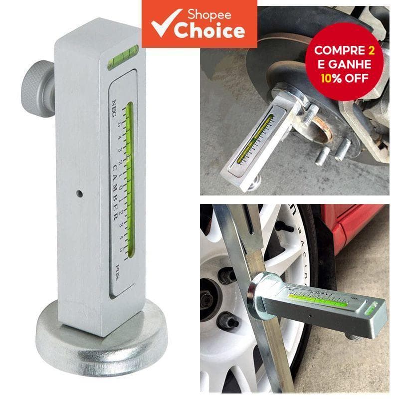 Ferramenta de Medição Magnética Ajustável, Posicionador de Rodas, Alinhador, Nível de Bolha, Ferramenta de