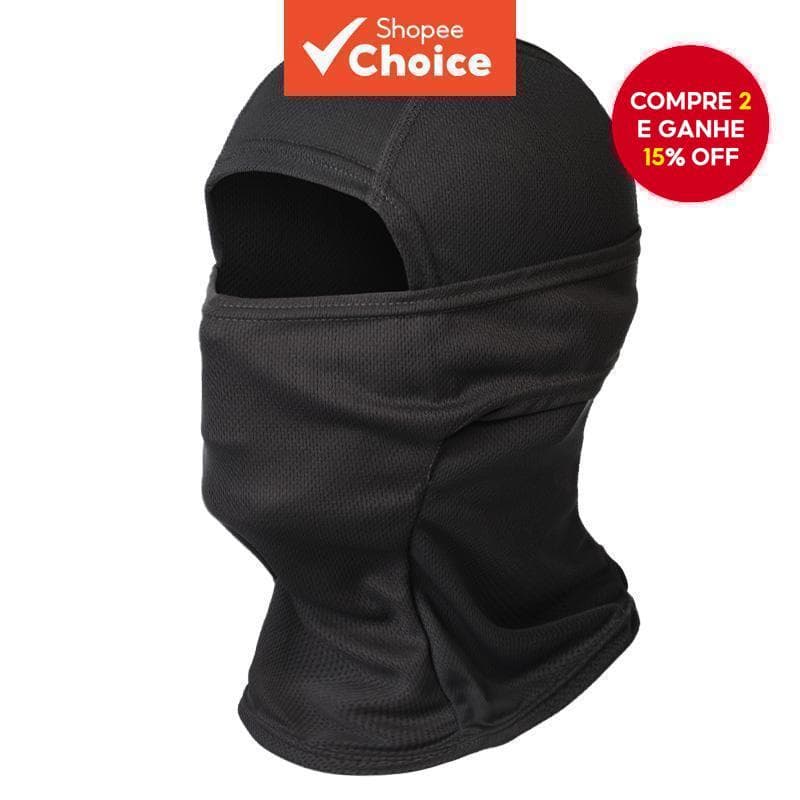  Máscara de Airsoft de Malha Respirável Balaclava Máscara Facial Completa para Proteção Solar Balaclava para Motocicleta