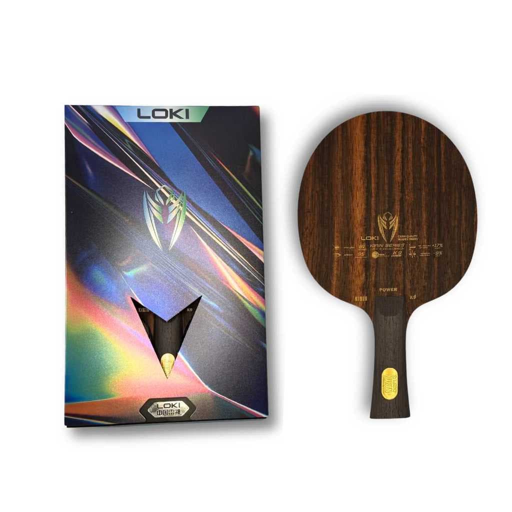 Raquete Loki K9 Clássica Fl Carbono Tênis De Mesa