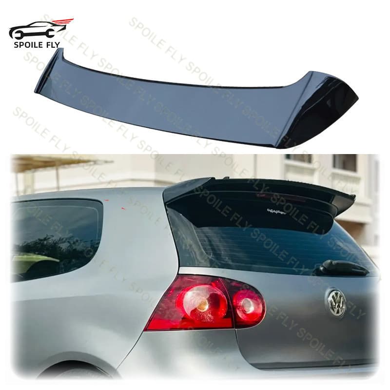 2004 2005 2006 2007 2008 2009 Para VW Golf 5 MK5 GTI R32 Osir Estilo Spoiler Traseiro Telhado Asa Tronco Lábio Material 