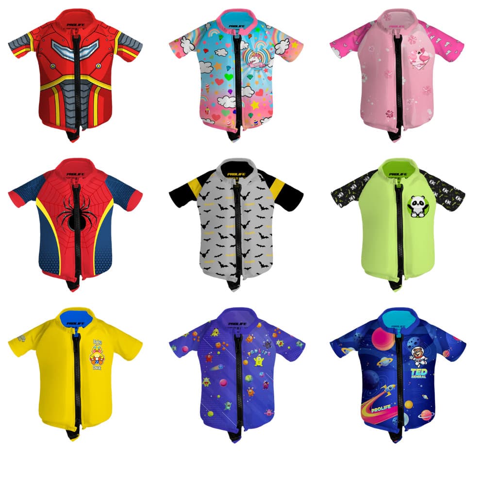 Colete Salva-Vidas Infantil Camisa Flutuadora Prolife