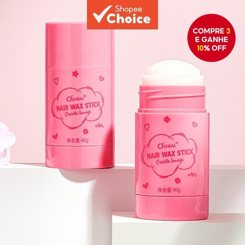 Bastão De Cera Capilar O'CHEAL Para Modelagem E Cuidados Com O Cabelo