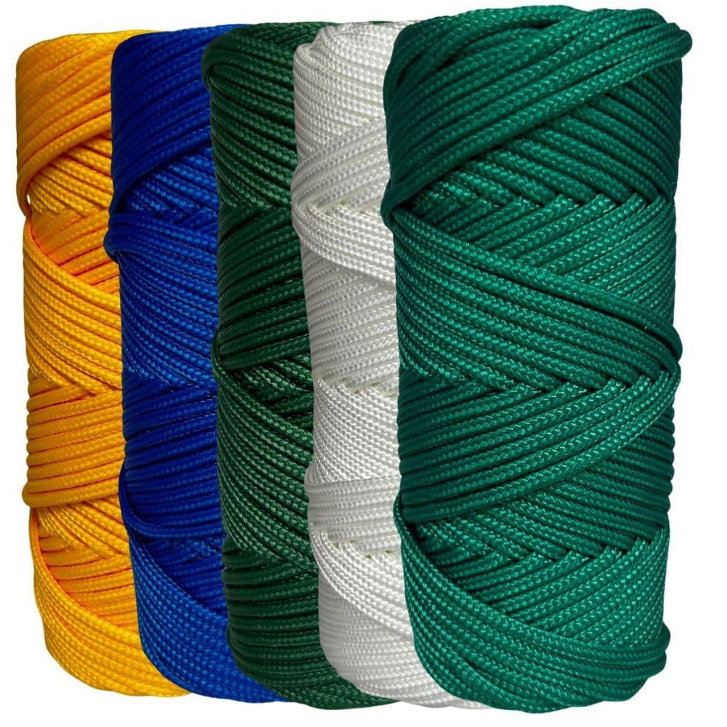 Corda Náutica de Polipropileno 3mm Kit 5 Cores com 50 metros