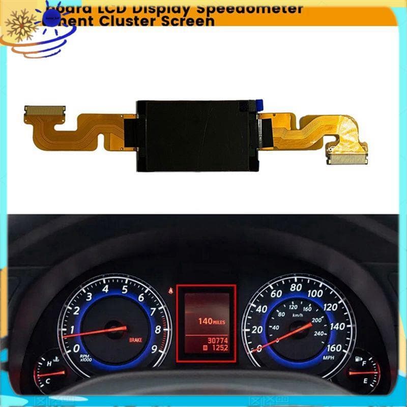 Painel Do Carro Display LCD Instrumento Tela Velocímetro Cluster Estéreo Vidro Para EX35 2008-2012 G35 G37