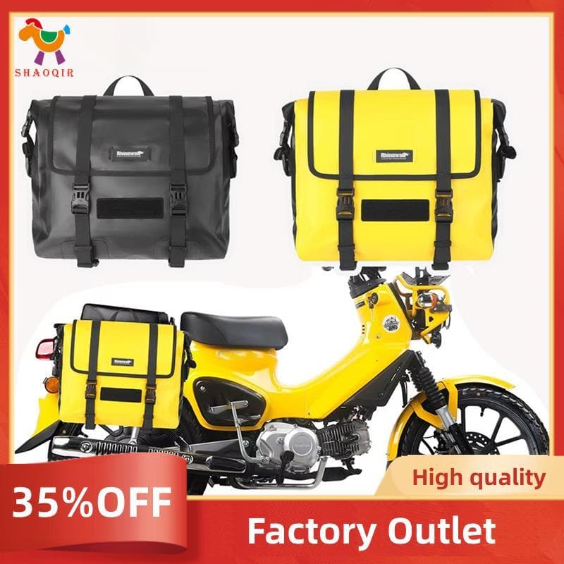 Rhinowalk Bolsa Lateral Para Motocicleta , 15L , À Prova D'água , Liberação Rápida , Alforje Pacote De Armazenamento De 
