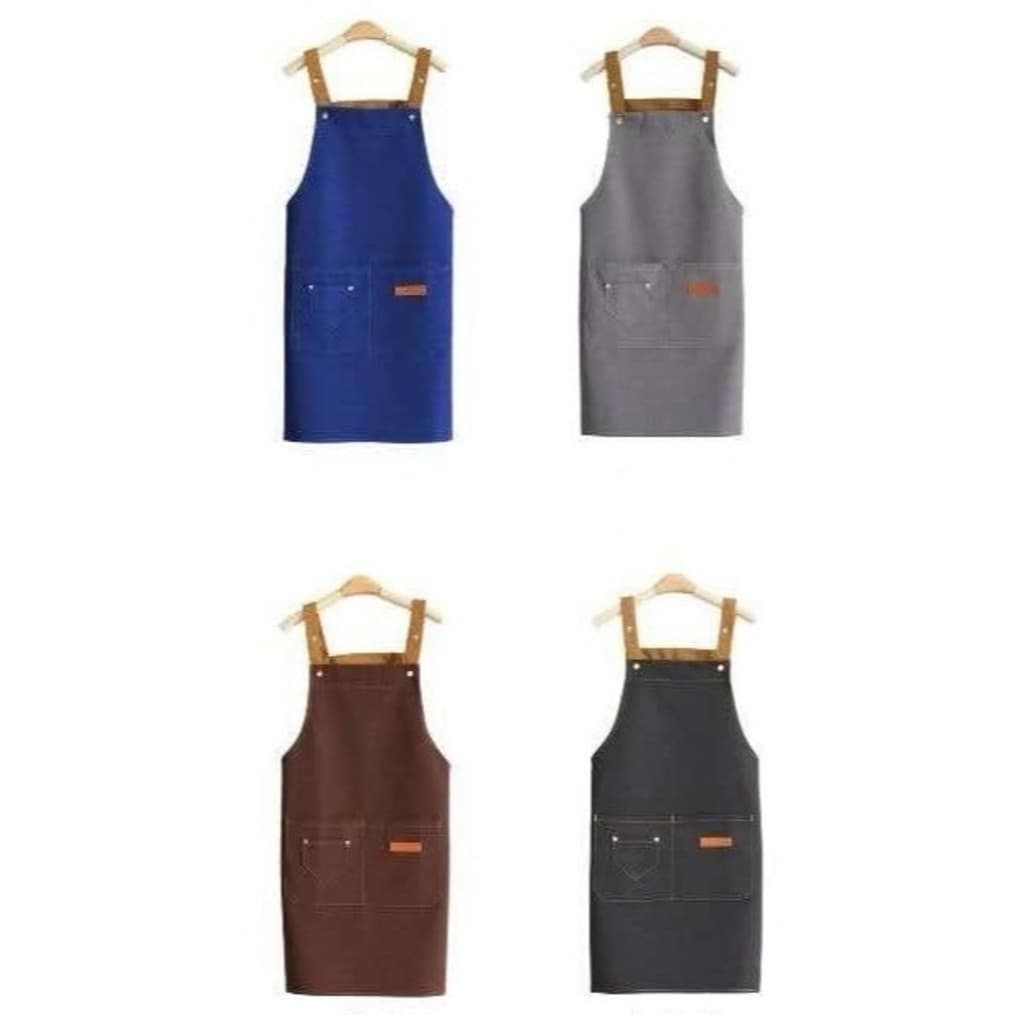 Avental De Cozinha Luxo Da Moda Para Churrasco Mulheres Homens Chefe De Trabalho Grelha Restaurante Bar Shop Cafés