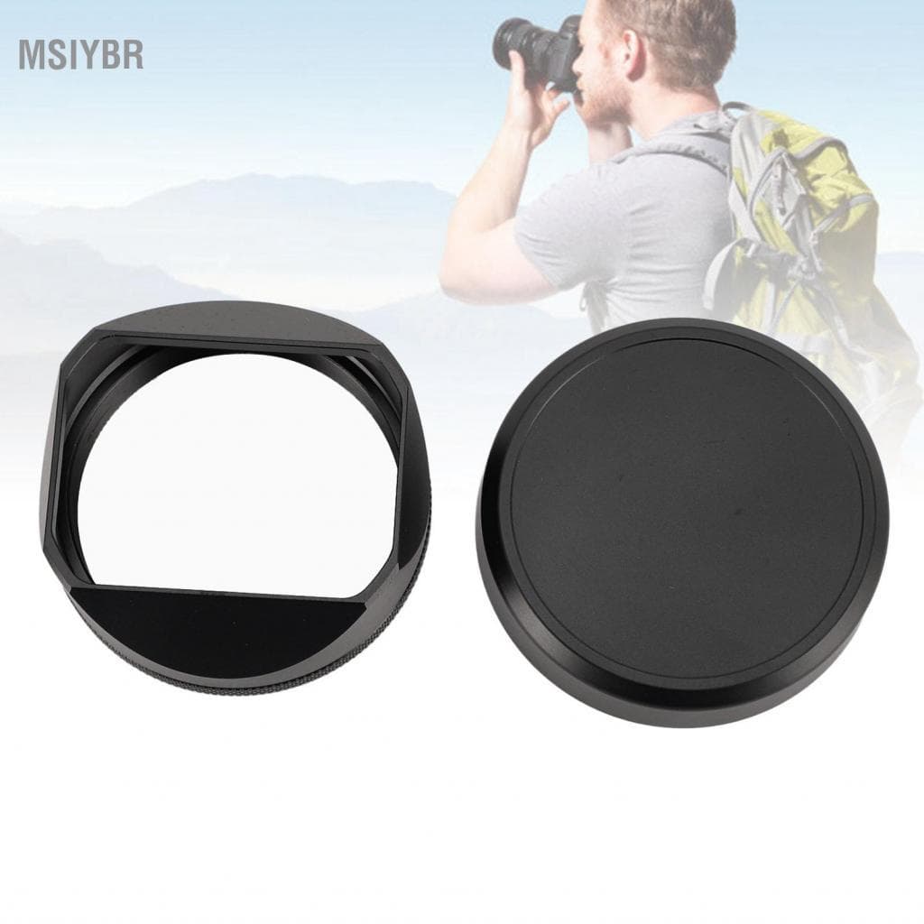 Msiybr Capa de lente de câmera antirreflexo, bloco quadrado de liga de alumínio, excesso de luz solar para X100VI