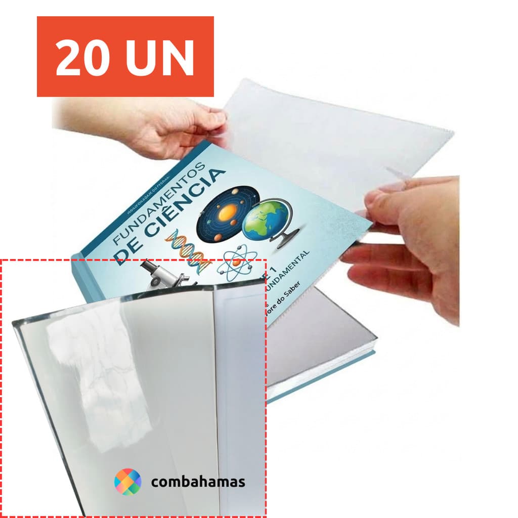 CAPA SOLTA, PARA LIVROS DIDÁTICOS, CAPA PRONTA, 19 X 27,7 CM, 20 UN