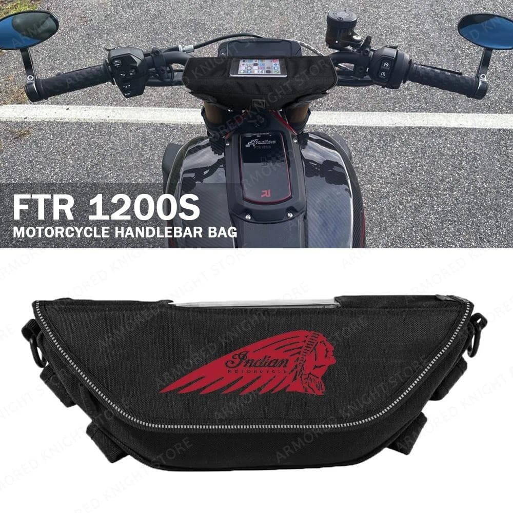 Para Indiano FTR 1200 S FTR1200 Carbono/Rali Chefe VINTAGE Scout Motocicleta Saco À Prova Dwaterproof Água Armazenamento