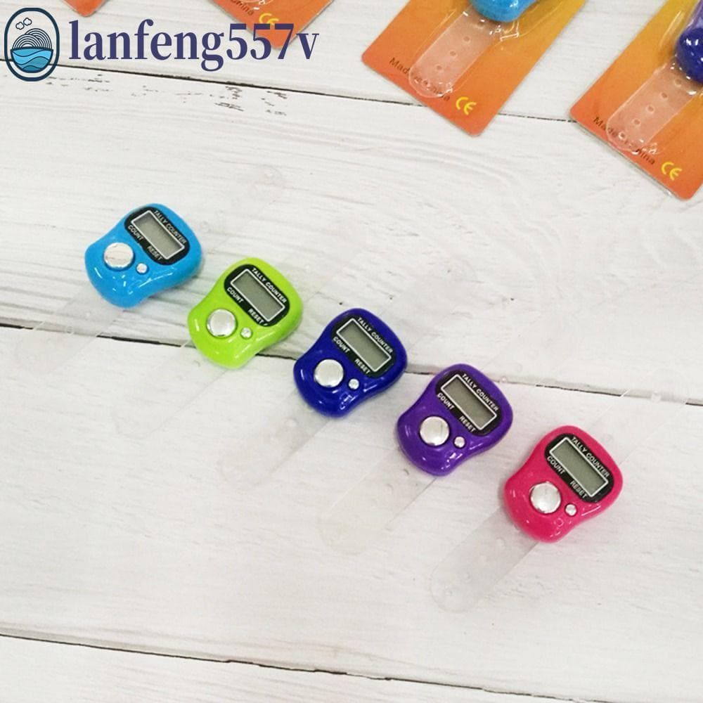 Contador De Contagem De Anel De Dedo LANFENG , Linha De Tricô Portátil Digital , Mini Contadores De Curso Eletrônicos