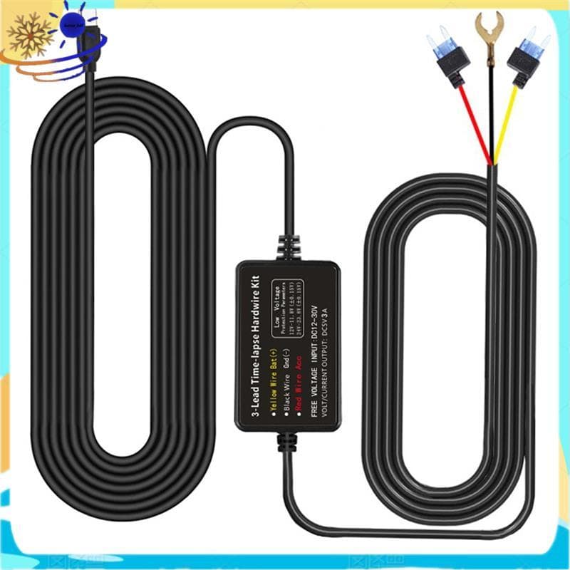 [Le's Shop] Para 4K M300S M550Pro M580 Carro DVR 24H Monitor De Estacionamento Kit De Fio Rígido Proteção De Baixo Volum