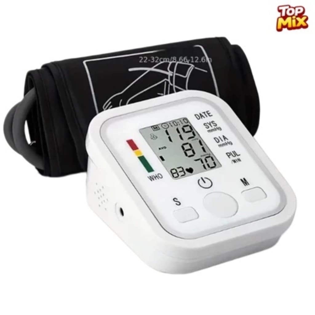 Monitor digital de pressão arterial de braço totalmente automático