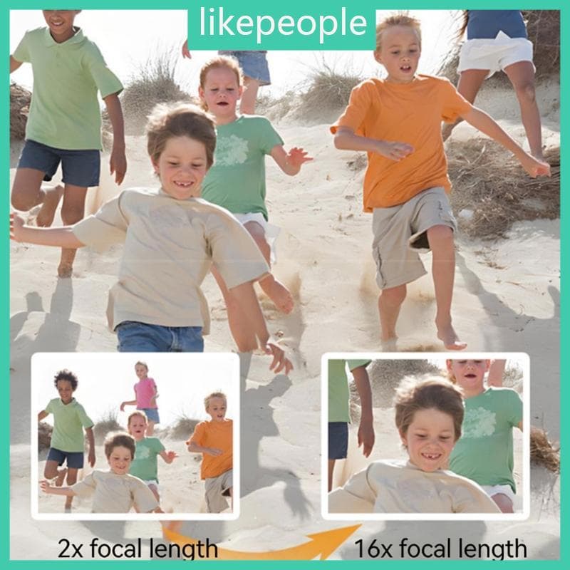 LIKE Q16 Câmera Digital Tela 2 Polegadas E Cartão 32 Gb Para Viagens