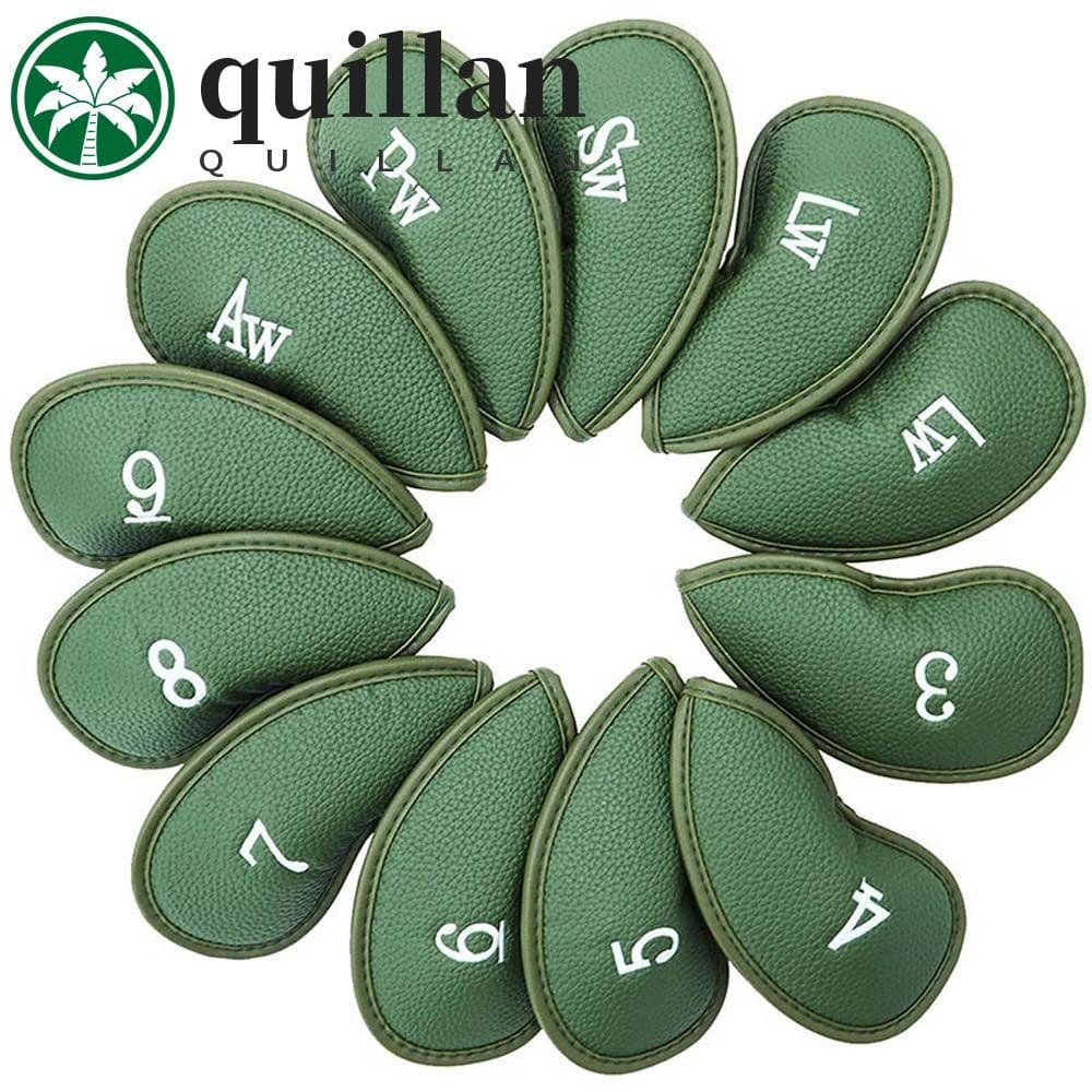 QUILLAN Golf Iron Headcover Conjunto De Capas De Ferro De Golfe Capa Protetora Equipamento De Treinamento Com Design Num