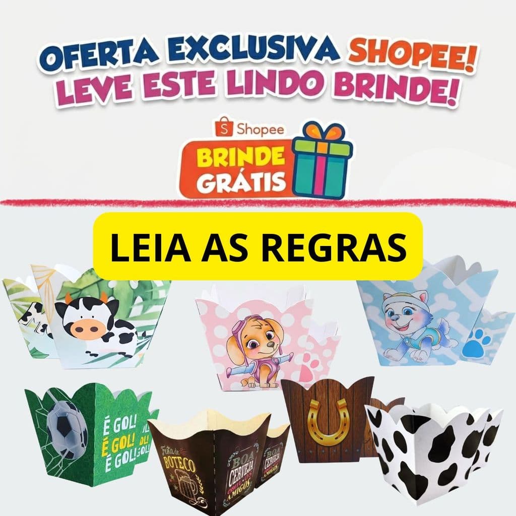 Brinde Cachepo Cartonado Centro de Mesa 5 Unidades