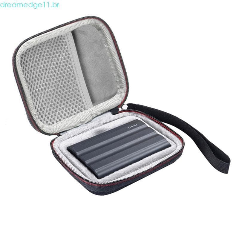 dreamedge11 Bolsa Viagem Para T7 Shield Portátil SSD Estojo Transporte À Prova Choque