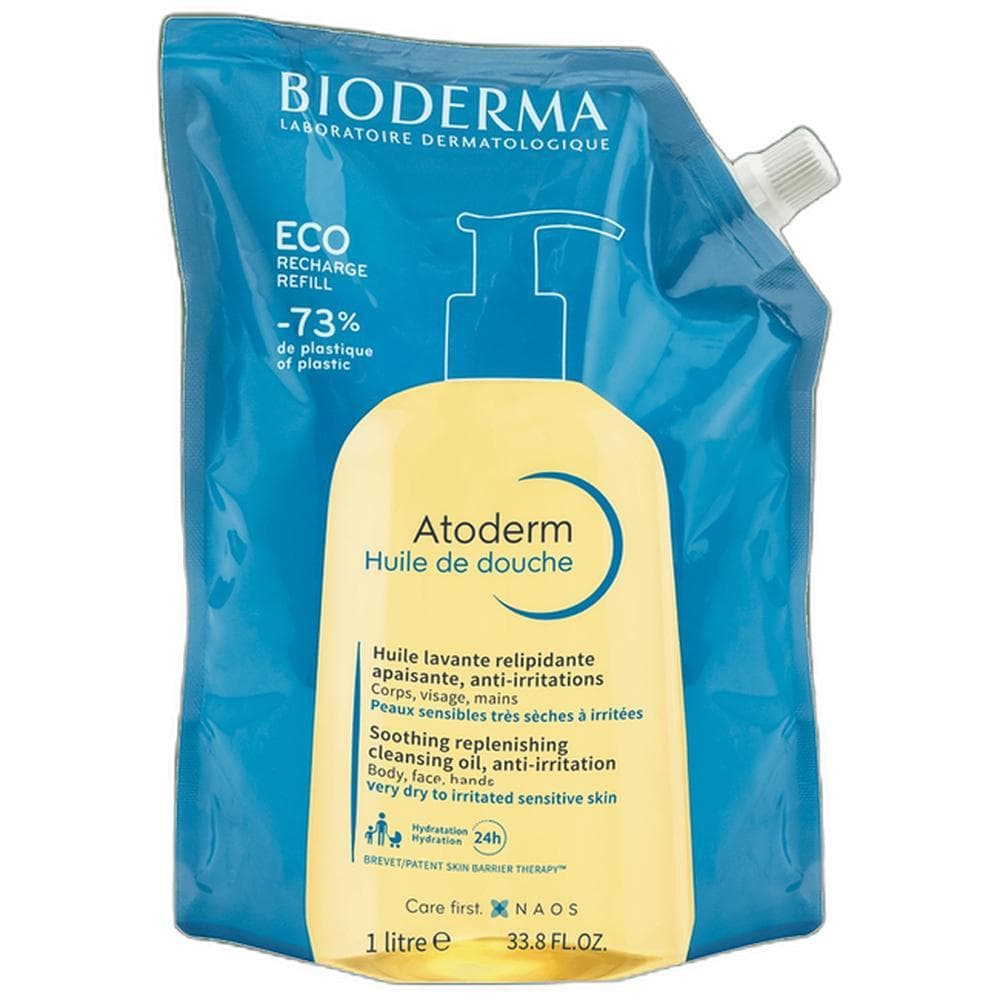Bioderma Atoderm Refil Óleo De Banho Higiene Hidratante Diária 1L
