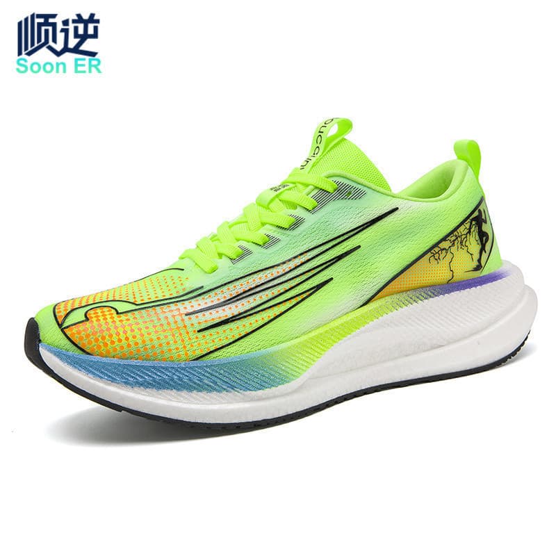 Homens mulheres corrida tênis de corrida placa carbono Real Boost sola absorção choque longo correndo Jogging maratona s