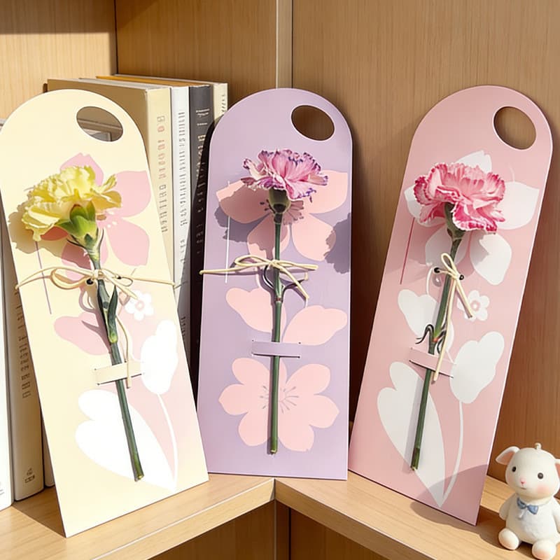 Caixa De Embalagem De Buquê Portátil , Papel , Flor De Cerejeira , Cartão De Flores , Arranjo Suprimentos Para Festival