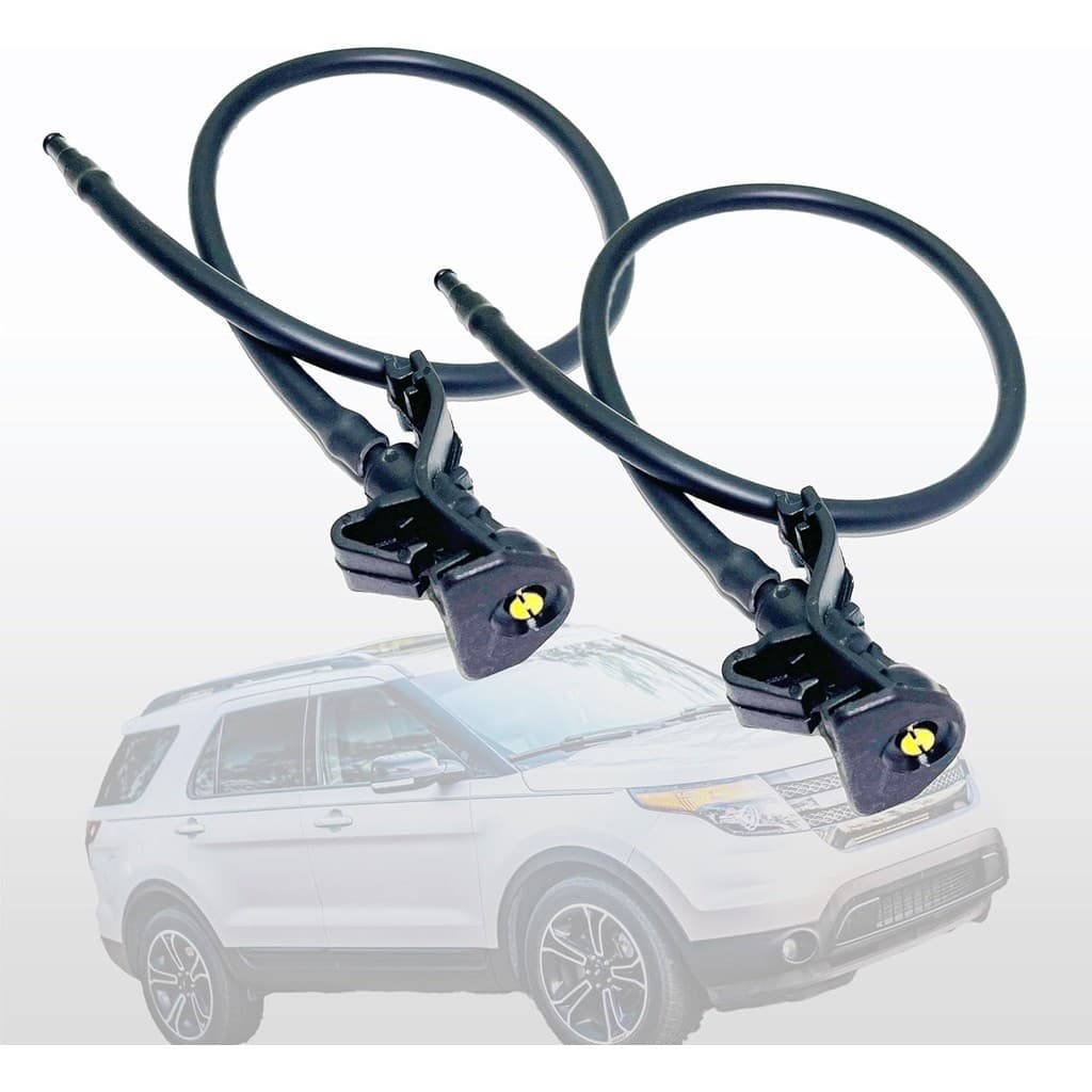 Kit De Bicos Lavadores De Pára-Brisa De 2 Peças BB5Z17603A AR3Z17603A De Lavagem Ajustáveis Jato De Spray Compatível Com