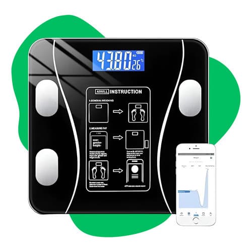 Balança Digital Bioimpedância Bluetooth Inteligente Corporal Preto 127/220v