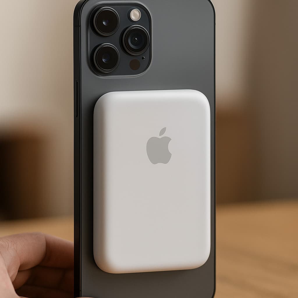 Power Bank 10000mAh para iPhone: Turbo MagSafe, Portátil e Potente