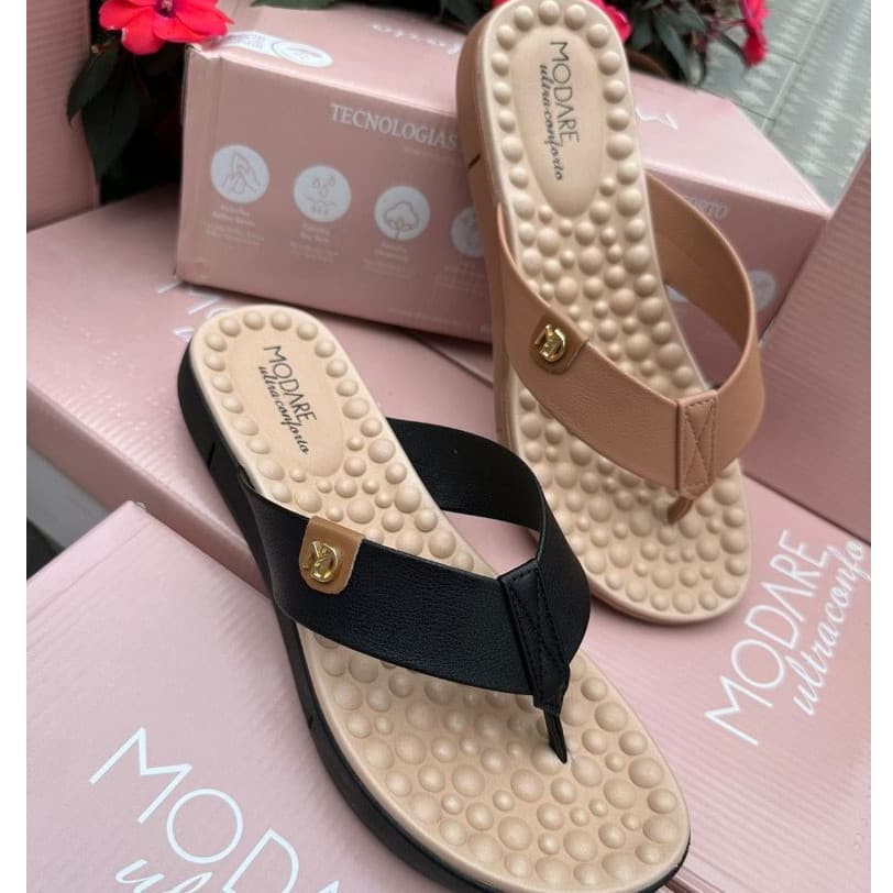 Chinelo Ortopedico Modare Esporao Massageador Macio Ultraconforto