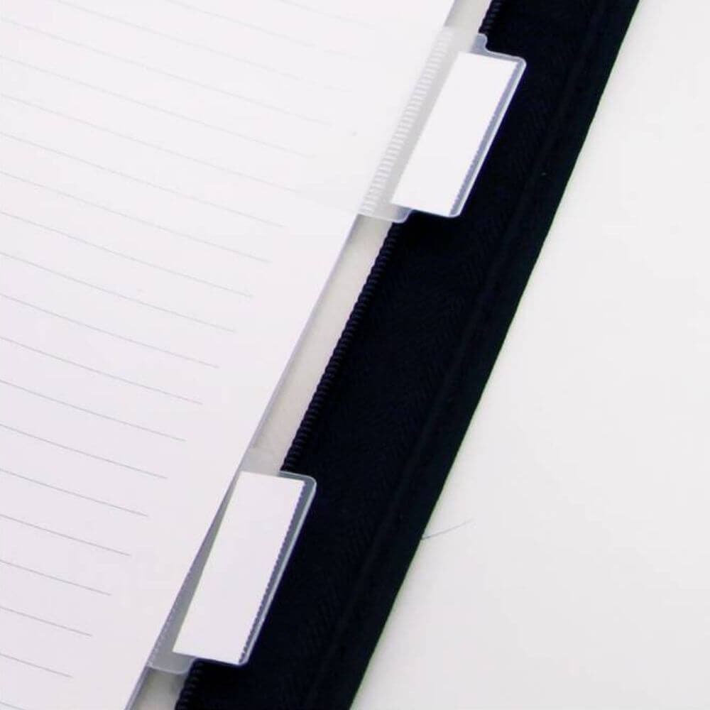 Divisória Plástica Autoadesiva Cristal p/ Organizar Caderno, Fichário, Agenda, Pasta Multi Visor YES