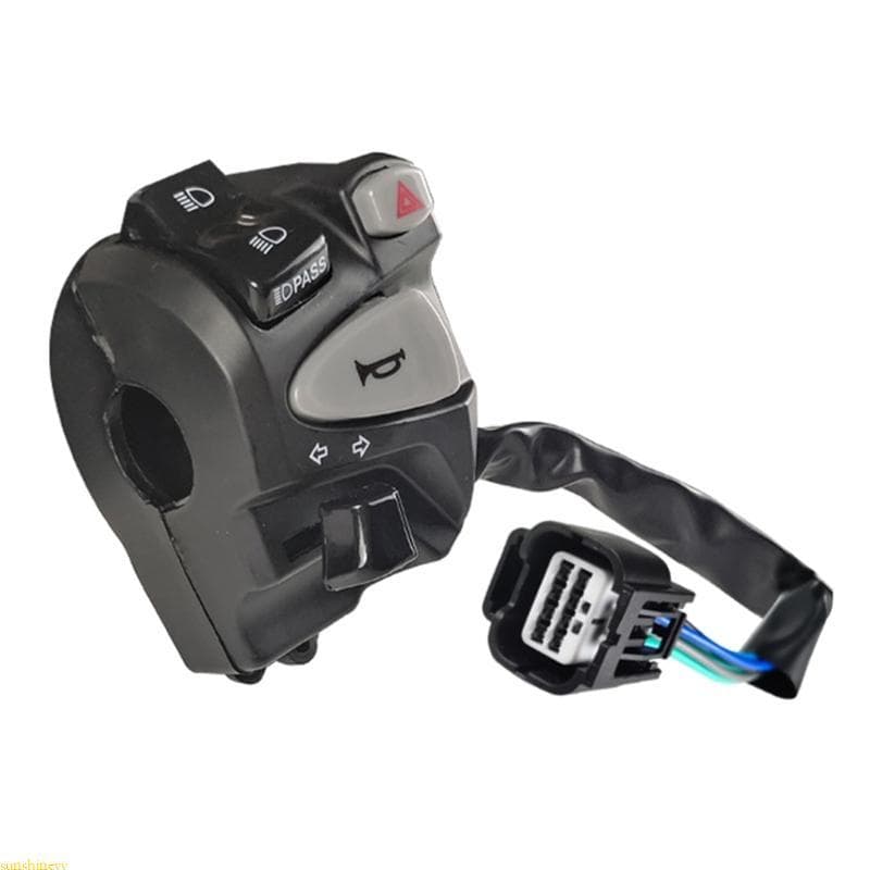 sunshineyy Interruptor Botão Controle Feixe Baixo Para Acessório Motocicleta 150