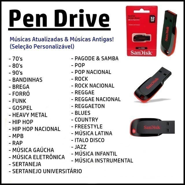 Pen Drive Completo  ATUALIZADO!!!