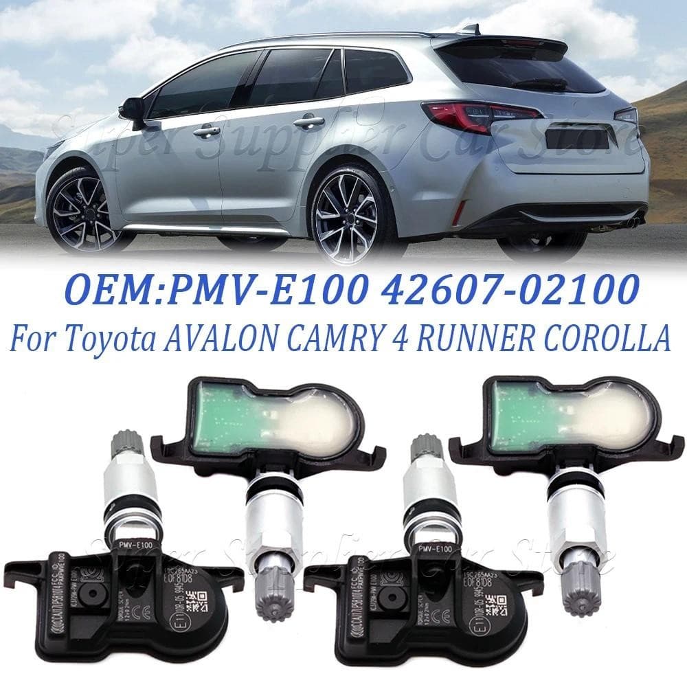 Para Toyota Avalon Camry 4Runner Corolla Novo TPMS Sistema De Monitoramento Pressão Dos Pneus Do Carro Sensor 433MHZ PMV