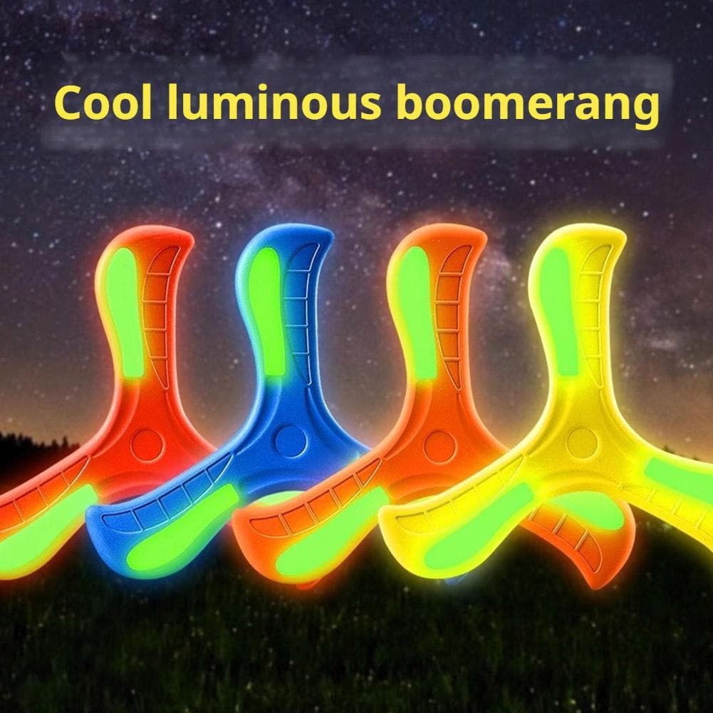 Ao Ar Livre Três Folhas Bumerangue Macio Puxar Para Trás Dardos Seguro Adulto Crianças Material L6i7