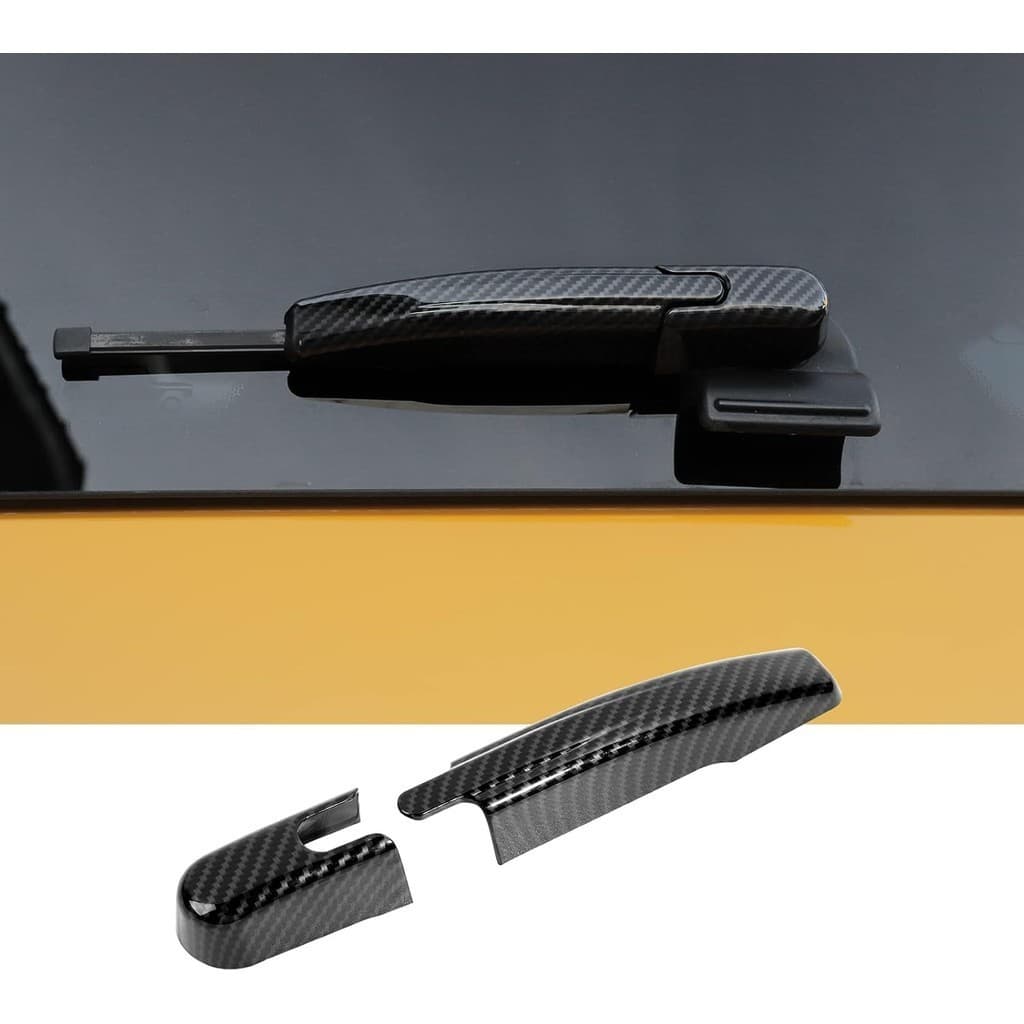 Capa De Decoração Da Lâmina Do Braço Limpador De Para-Brisa Traseiro Adequada Ford Bronco Sport 2021-2024 + (Fibra De Ca