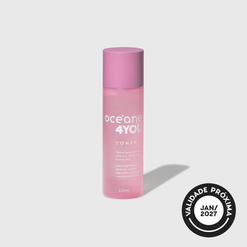 Tônico Facial com Ácido Salicílico - Toner 4you 120ml