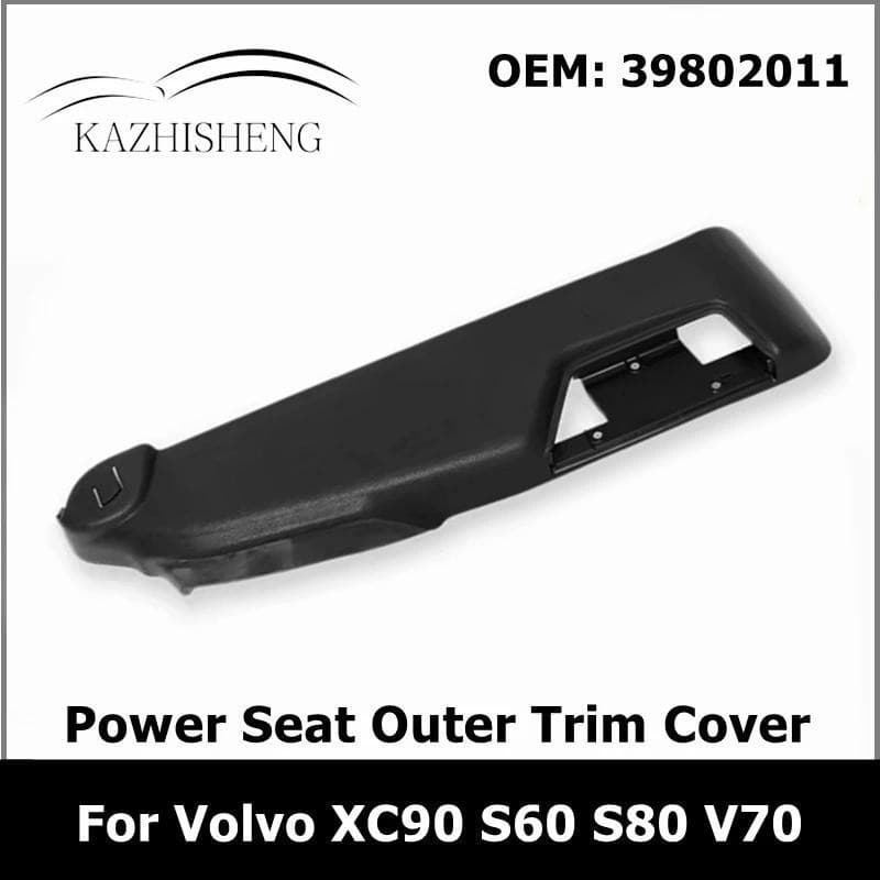 Frente LH RH Preto Tampa De Acabamento Externo Do Assento Elétrico Para Volvo XC90 S60 S80 V70 39802011 39802016