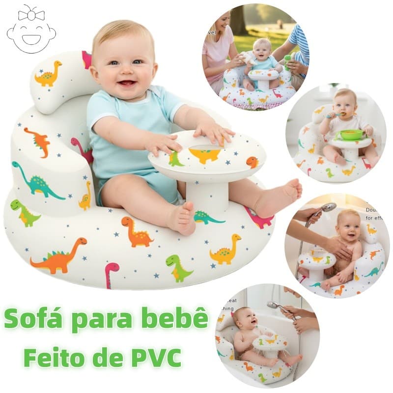 Sofá Inflável Cadeira De Bebê Alimentando Brinquedos De Banho Para Crianças Cadeira Alimentação Bebê
