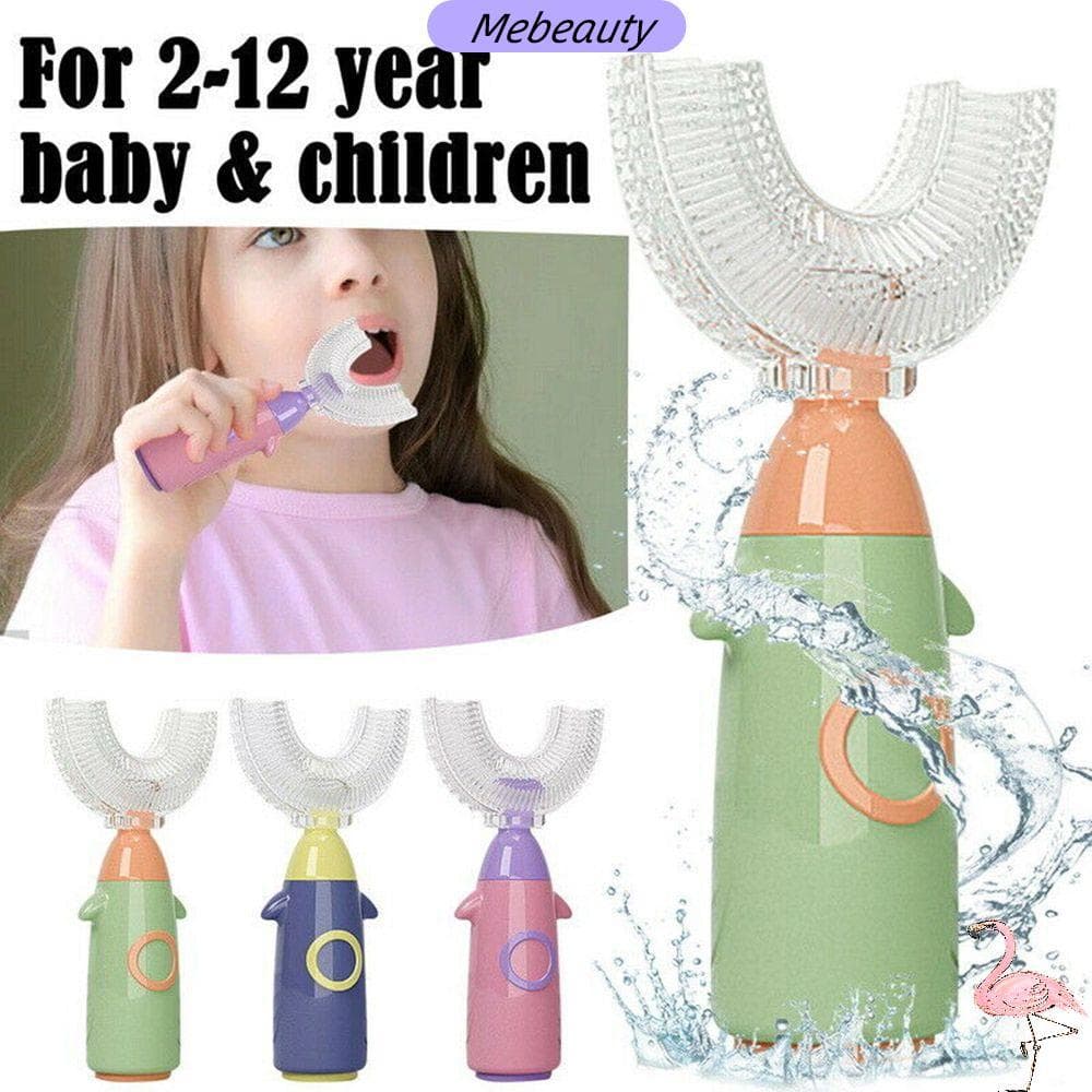 MEBEAUTYBR Escova De Dentes Em Formato De U Para Crianças Favorece O Clareamento Dos Cuidados Bucais