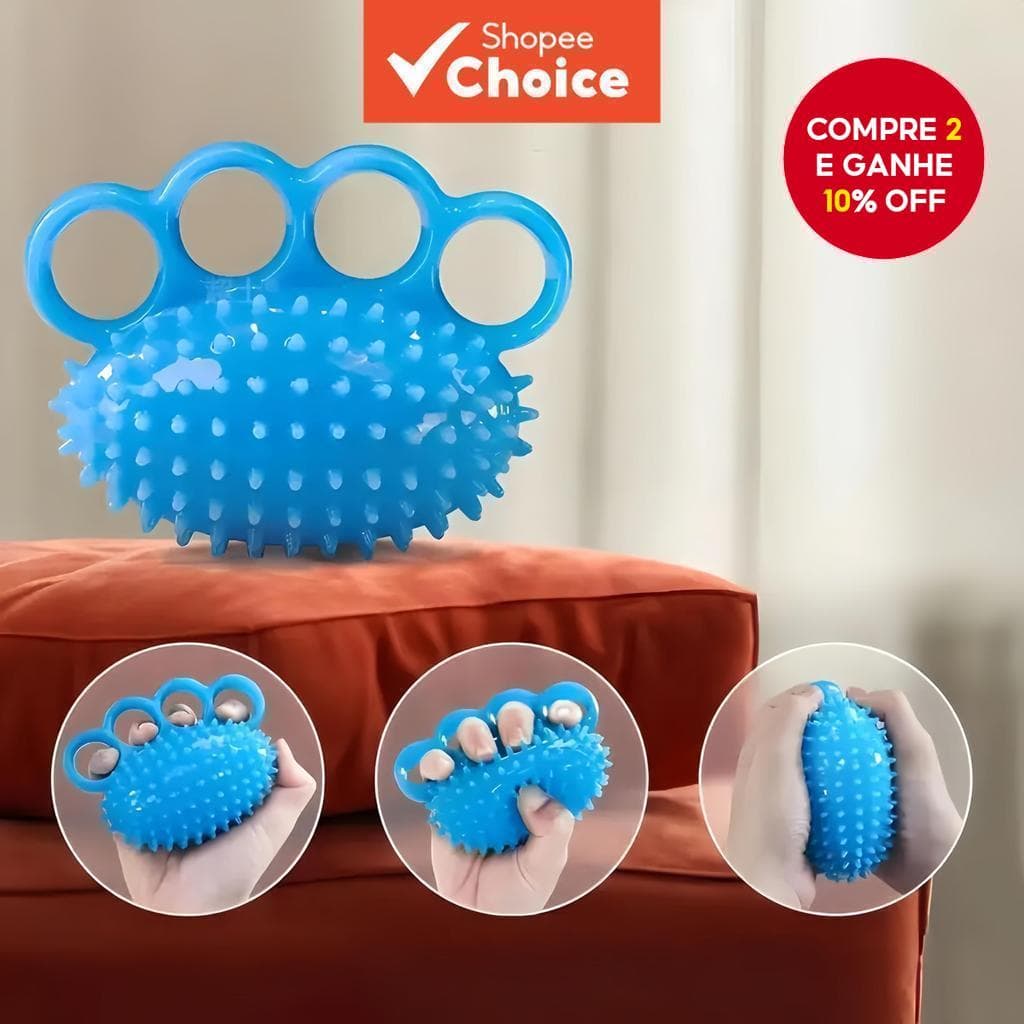 Bola TPR para exercícios de força nas mãos, treino de dedos e fortalecedor de pegada.