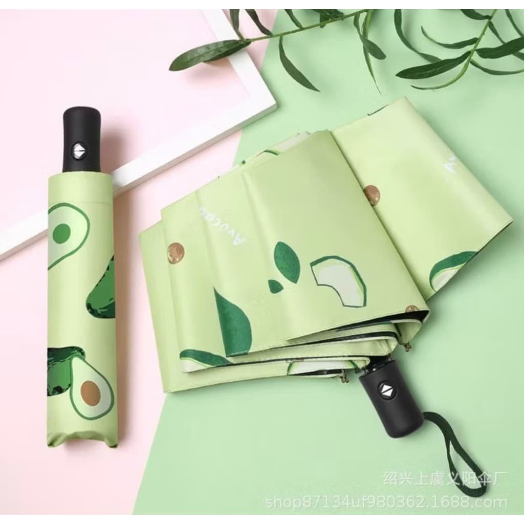 Guarda Chuva Automatico para Abrir e Fechar Com proteção UV fruta LY4088