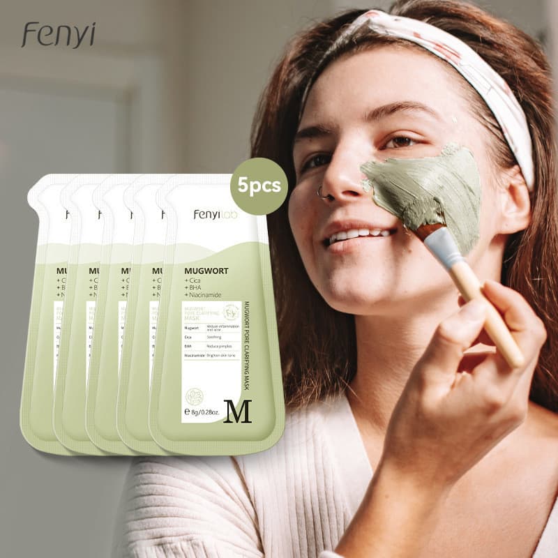 FENYI LAB Artemisia Mud Mask 8g Máscara Facial Folha de produtos para cuidados com a pele Máscara de comércio exterior