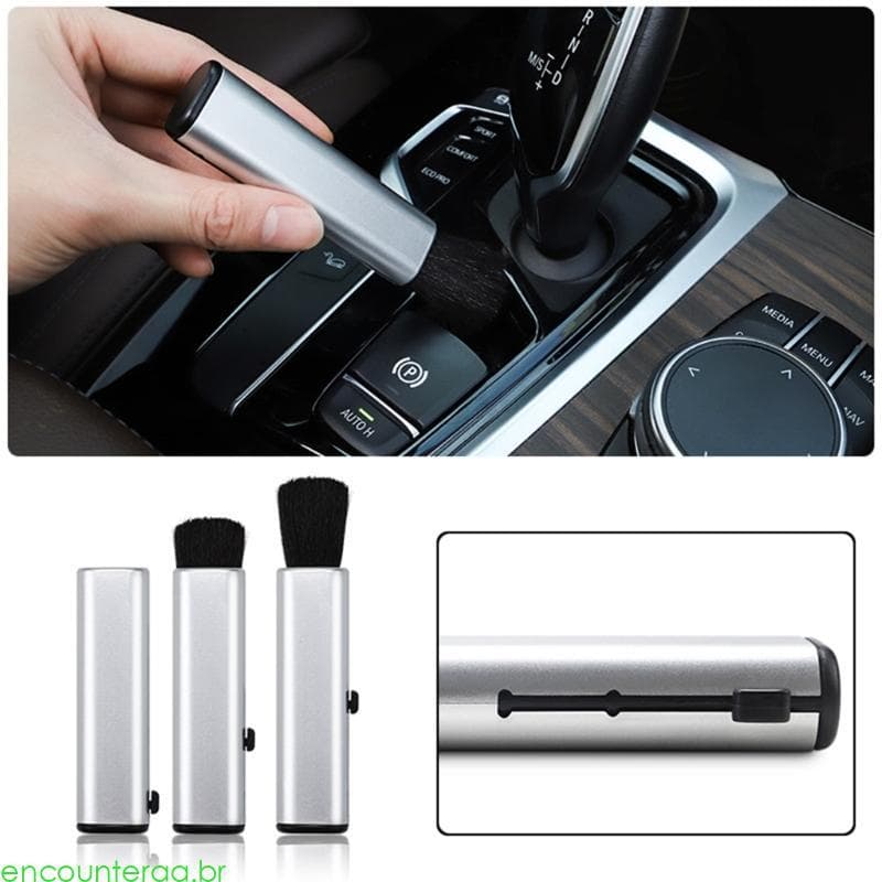 Encountera Escova Limpeza Retrátil Painel Ar Condicionado Detalhe Escovas Ferramenta