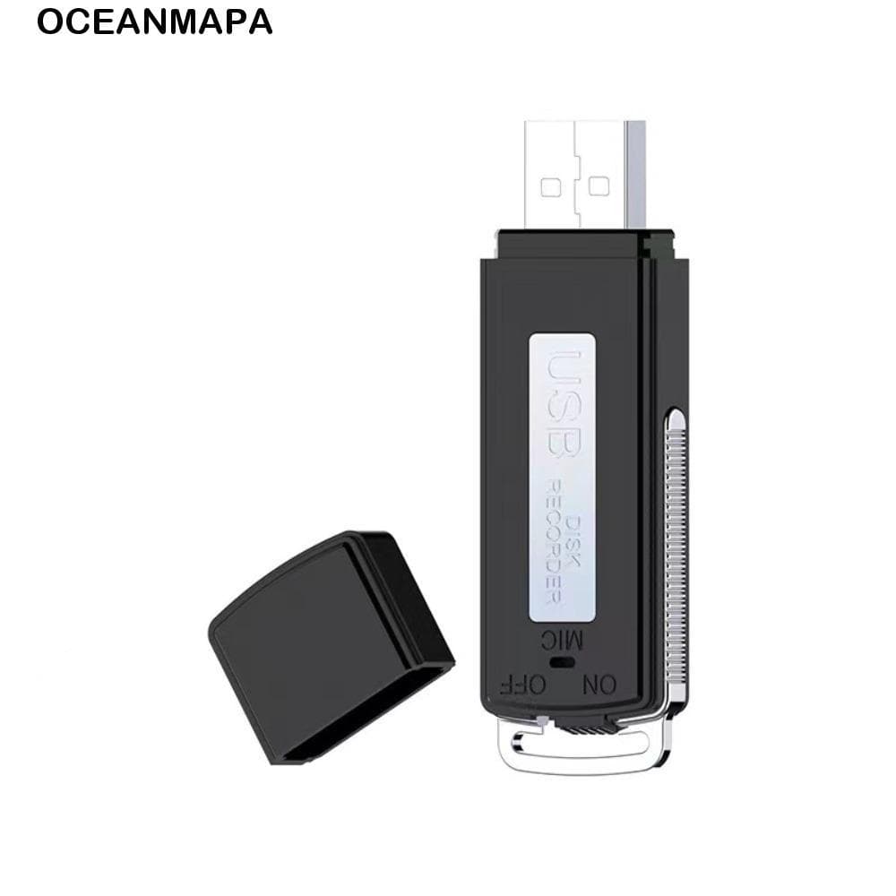 OCEANMAPA Mini Gravador De Voz USB , Som U-Disk 2.0 De 4/8/16 Gb , Cartão TF Portátil Recarregável