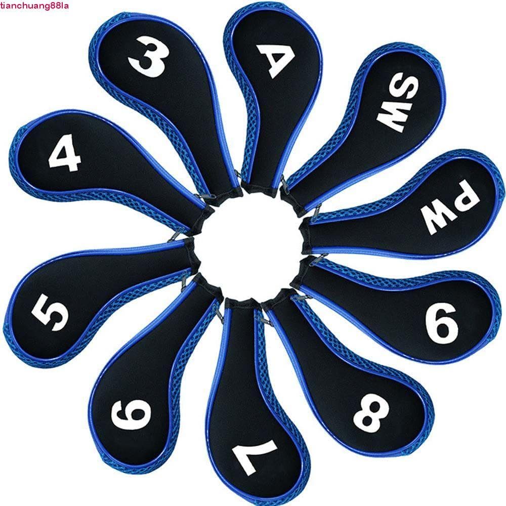 TIANCHUANG Capa De Ferro Para Golfe , Conjunto De Capas Esportivo 4-9 , P , S , A Com Design Numérico , Equipamento De T